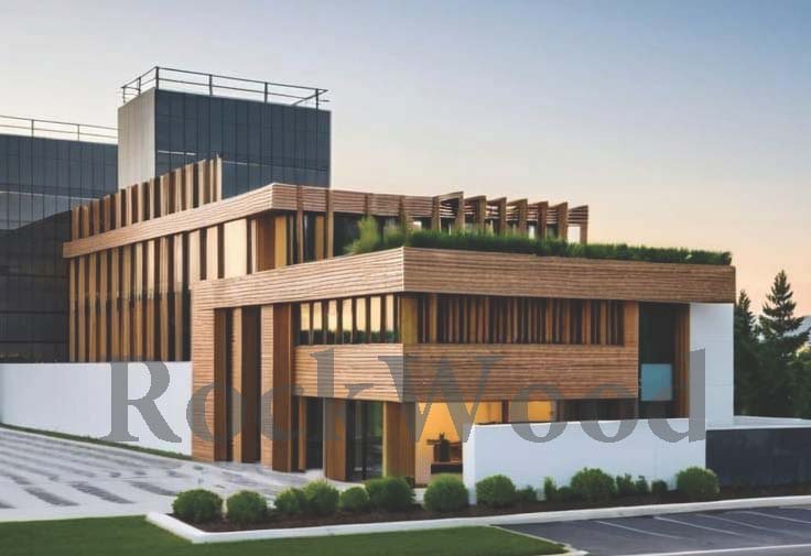 Architect Atif Inayat Butt Commercial Construction Dream Mall Designed By Rockwood Consultants Exterior Head-Office-Mehria-town-attock RockWood Consultants Interior Masjid Masjid Construction rwc